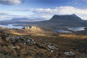 Cul Mor & Suilven, Inverpolly National Nature Reserve, Wester Ross. Scotland. November. 